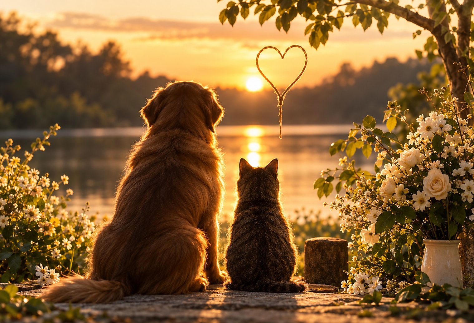 A person sharing a tender moment with their cat